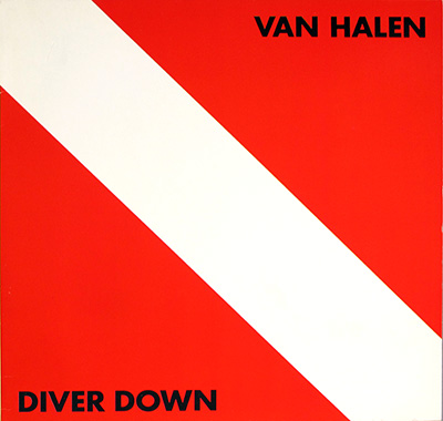 VAN HALEN - Diver Down album front cover vinyl record
